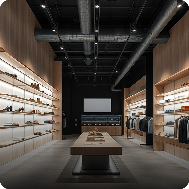 Retail store interior fit-out by The VM Co